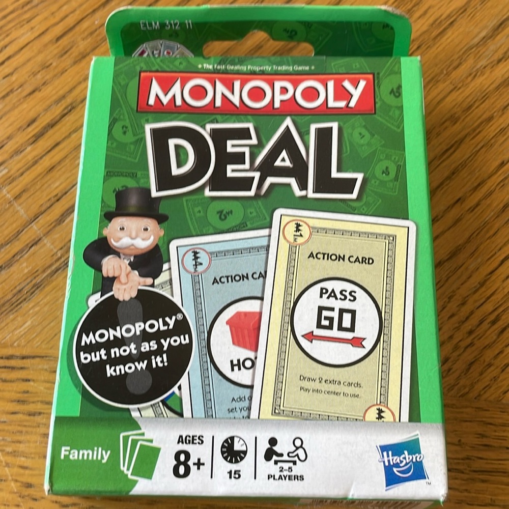 Monopoly Deal Fast Dealing Property Trading Card Game NEW